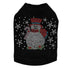Snowman With Snowflakes Rhinestone Dog Tank