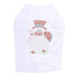 Snowman With Snowflakes Rhinestone Dog Tank