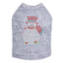 Snowman With Snowflakes Rhinestone Dog Tank