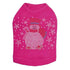 Snowman With Snowflakes Rhinestone Dog Tank