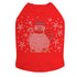 Snowman With Snowflakes Rhinestone Dog Tank