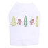 Snowmen Rhinestone Dog Tank