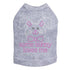 Some Bunny Loves Me Pink Rhinestone Dog Tank