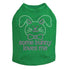 Some Bunny Loves Me Pink Rhinestone Dog Tank