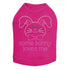 Some Bunny Loves Me Pink Rhinestone Dog Tank
