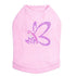Spring Butterfly Rhinestone Dog Tank