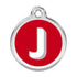 Stainless Steel And Enamel Alphabet Dog ID Tag