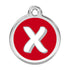 Stainless Steel And Enamel Alphabet Dog ID Tag