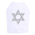 Star Of David Rhinestone Dog Tank