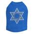 Star Of David Rhinestone Dog Tank
