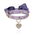 Stardust Dog Collar Lavender