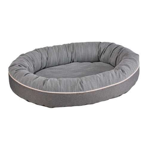 Stone Grey Performance Woven Ovie Dog Bed