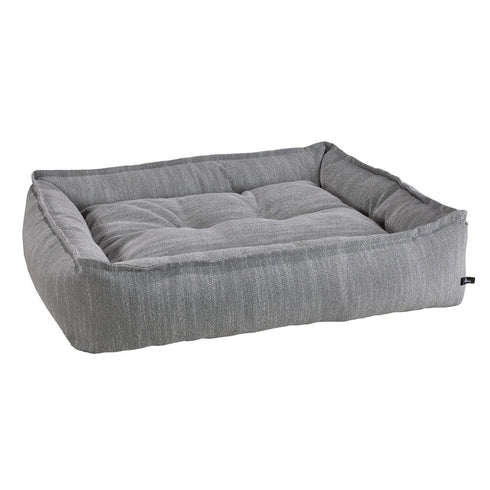 Stone Grey Performance Woven Sterling Lounge Dog Bed