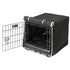 Storm Microlinen Dog Crate Cover