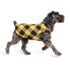Stretch Fleece Dog Coat Gold Buffalo Check