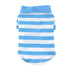 Striped Dog Polo Blue Niagra/White Medium