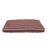 Striped Faux Gusset Indoor/Outdoor Dog Bed Red