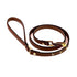 Stud Star Leather Dog Collar Brown
