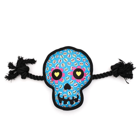 Sugar Skull Tough Animal Dog Toy