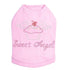 Sweet Angel Rhinestone Dog Tank