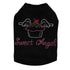 Sweet Angel Rhinestone Dog Tank