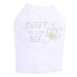Sweet As Can Bee Rhinestone Dog Tank