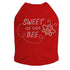 Sweet As Can Bee Rhinestone Dog Tank
