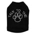 Talk To The Paw Rhinestone Dog Tank