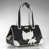 Terrier Rescue Me Tote Faux Leather Dog Carrier Black