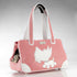 Terrier Rescue Me Tote Faux Leather Dog Carrier Pink