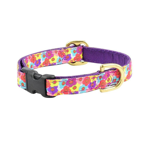 Tiny Blooms 5/8" Dog Collar