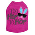 Too Hip To Hop Rhinestone Dog Tank