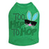 Too Hip To Hop Rhinestone Dog Tank