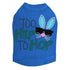 Too Hip To Hop Rhinestone Dog Tank