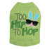 Too Hip To Hop Rhinestone Dog Tank