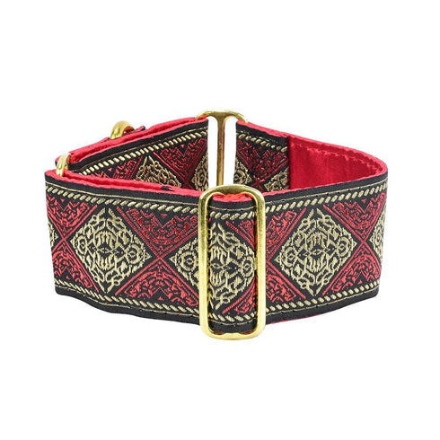 Tribal Red 2" Martingale Dog Collar