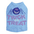 Trick Or Treat Glitter Spider Rhinestone Dog Tank