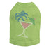 Tropical Cocktail Rhinestone Dog Tank