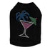Tropical Cocktail Rhinestone Dog Tank