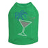 Tropical Cocktail Rhinestone Dog Tank