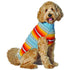 Turquoise Serape Dog Sweater Small