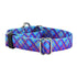 Twilight Glow Blue Plaid EarthStyle Dog Collar