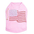 USA Flag Rhinestone Dog Tank