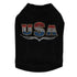 USA Rhinestone Dog Tank