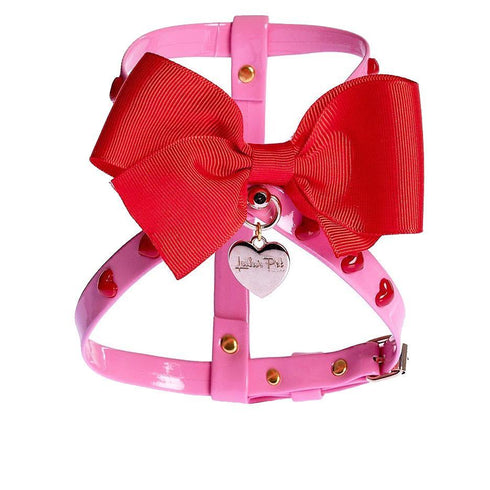Valentine Dog Harness Pink