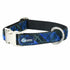 Velvet Essential Dog Collar Midnight Winter Plaid