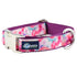 Velvet Essential Dog Collar Pink Tie-Dye
