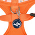 Vinca Dog Harness A Orange Medium