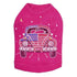 Volkswagen Red, White And Blue Rhinestone Dog Tank