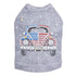 Volkswagen Red, White And Blue Rhinestone Dog Tank